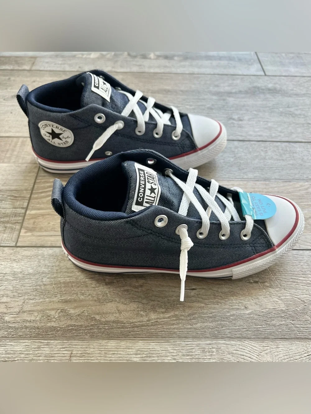 NIB Converse Boys Chuck Taylor Twill Street Shoes Size 3